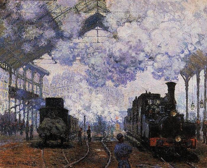 Claude Monet Arrival of a Train Sweden oil painting art